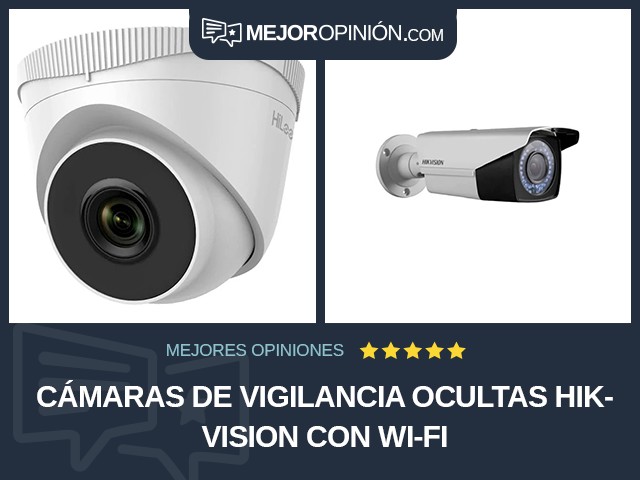 Cámaras de vigilancia ocultas Hikvision Con Wi-Fi