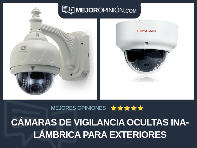 Cámaras de vigilancia ocultas Inalámbrica Para exteriores