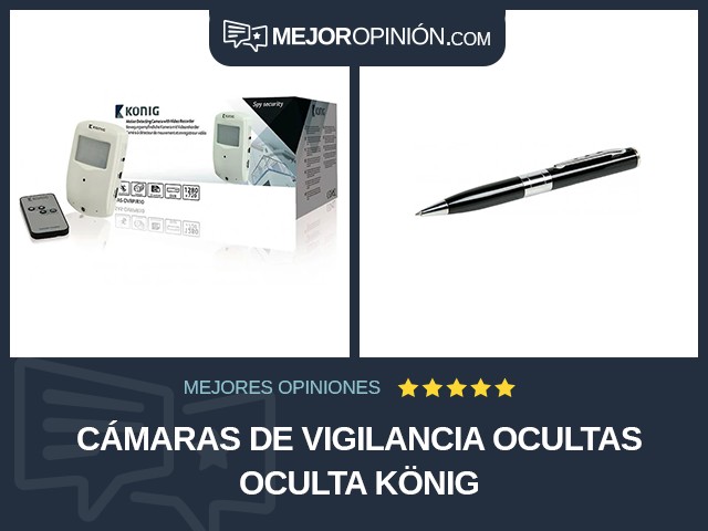 Cámaras de vigilancia ocultas Oculta König