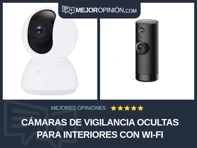 Cámaras de vigilancia ocultas Para interiores Con Wi-Fi