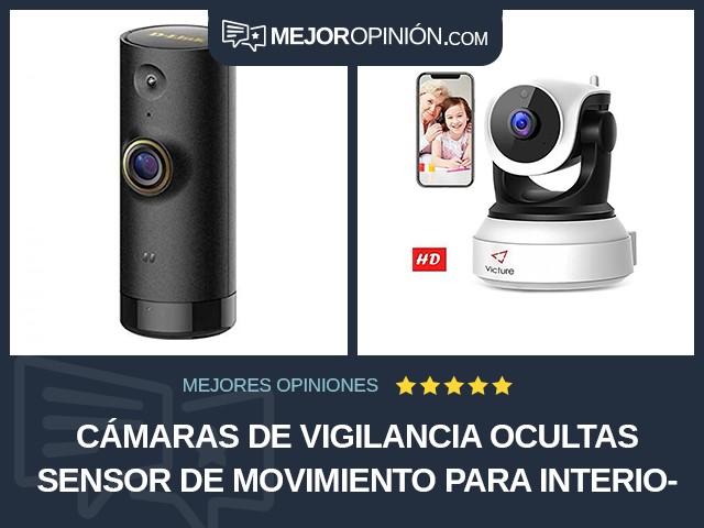 Cámaras de vigilancia ocultas Sensor de movimiento Para interiores