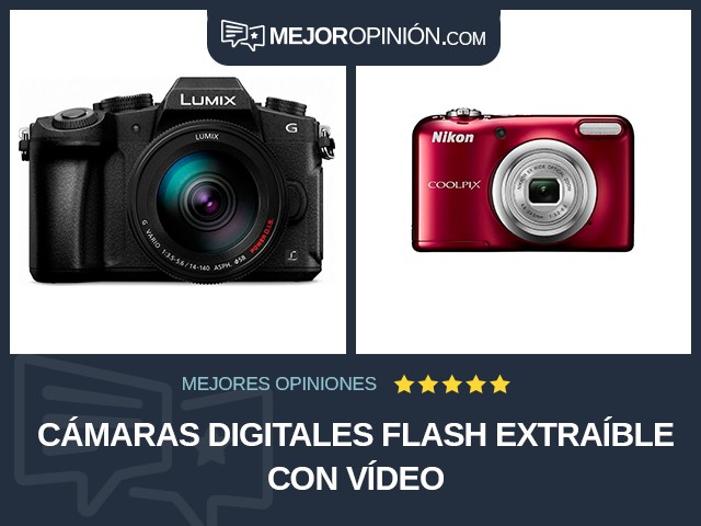 Cámaras digitales Flash extraíble Con vídeo