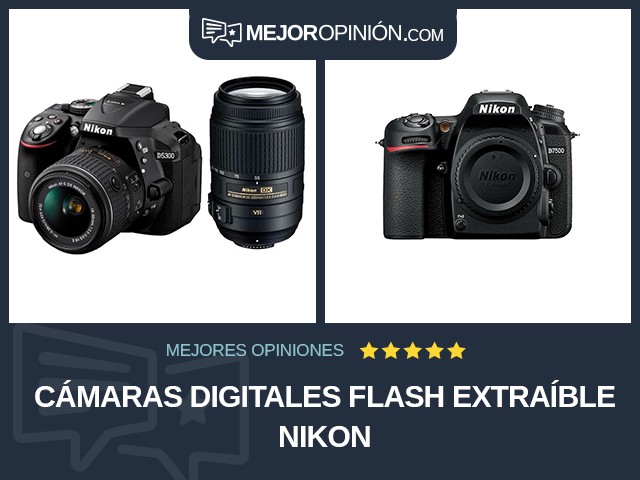 Cámaras digitales Flash extraíble Nikon