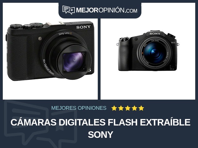 Cámaras digitales Flash extraíble Sony