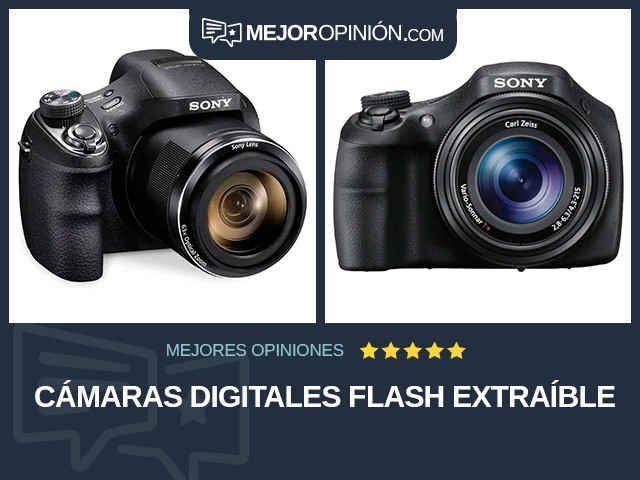 Cámaras digitales Flash extraíble