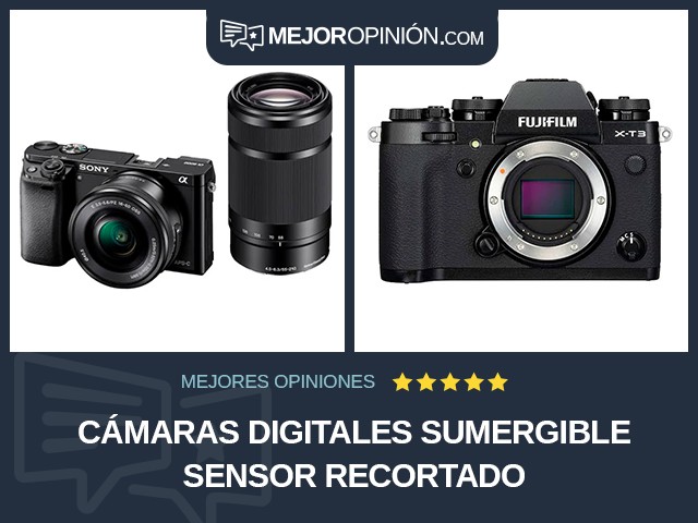 Cámaras digitales Sumergible Sensor recortado