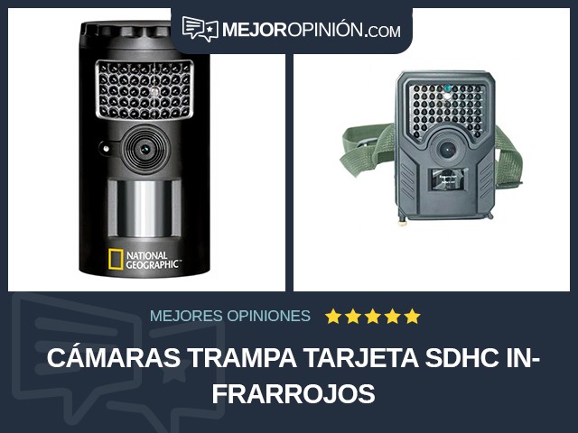 Cámaras trampa Tarjeta SDHC Infrarrojos