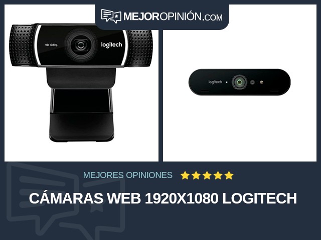 Cámaras web 1920x1080 Logitech