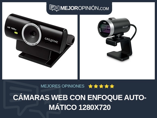 Cámaras web Con enfoque automático 1280x720