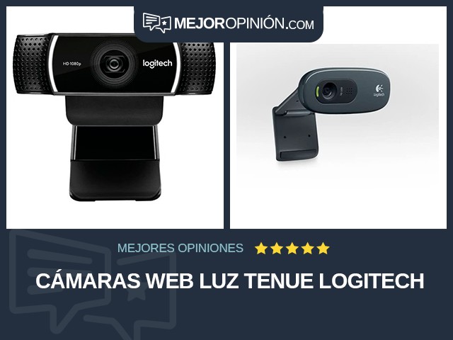 Cámaras web Luz tenue Logitech