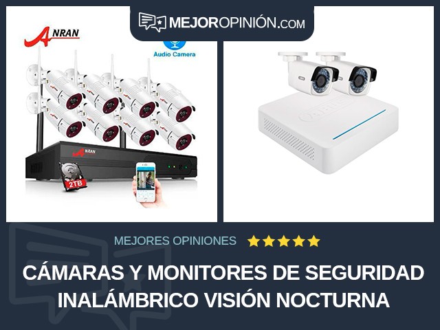 Cámaras y monitores de seguridad Inalámbrico Visión nocturna