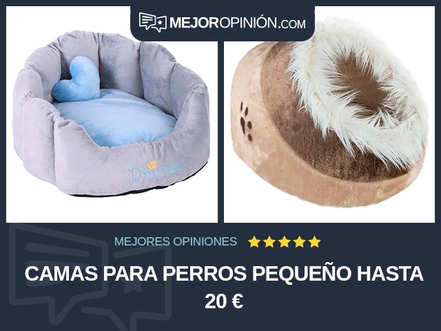 Camas para perros Pequeño Hasta 20 €