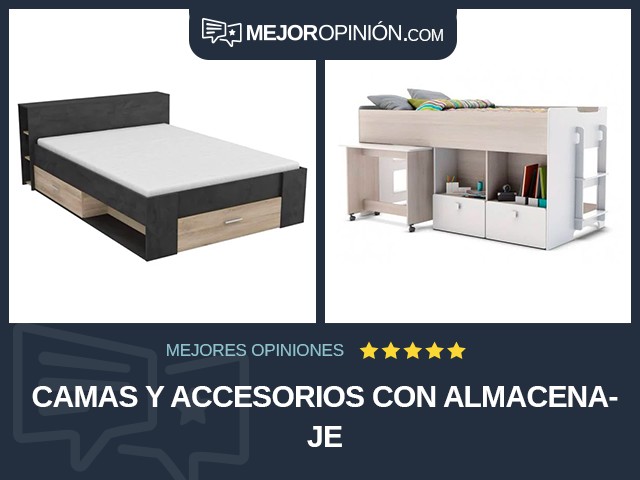 Camas y accesorios Con almacenaje