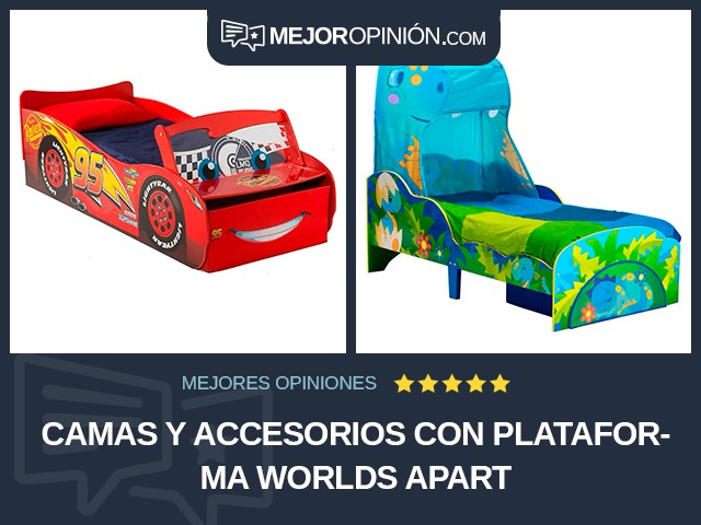 Camas y accesorios Con plataforma Worlds Apart