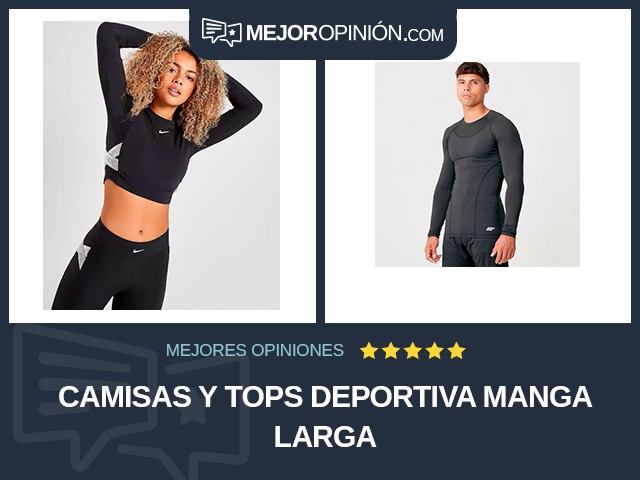 Camisas y tops Deportiva Manga larga