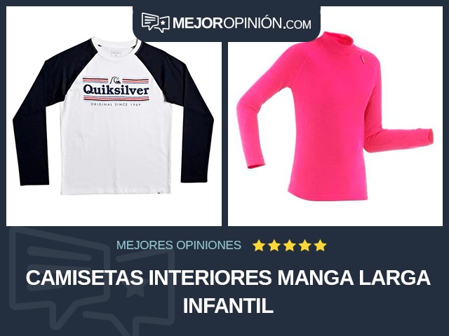 Camisetas interiores Manga larga Infantil