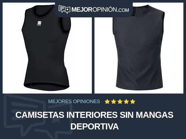 Camisetas interiores Sin mangas Deportiva