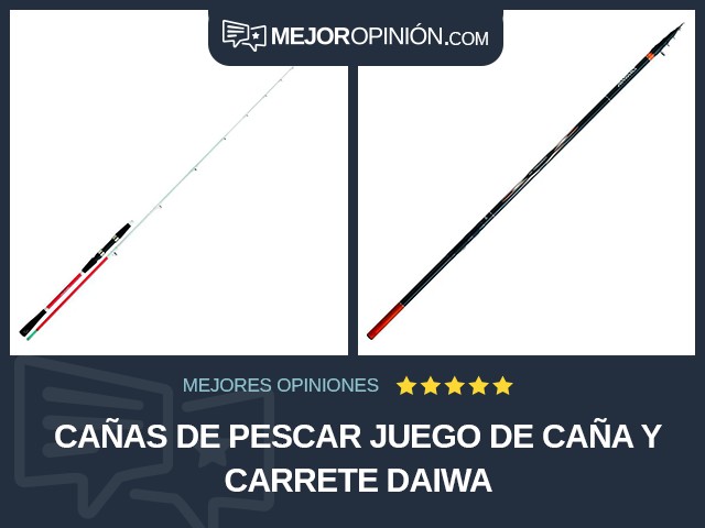 Cañas de pescar Juego de caña y carrete Daiwa