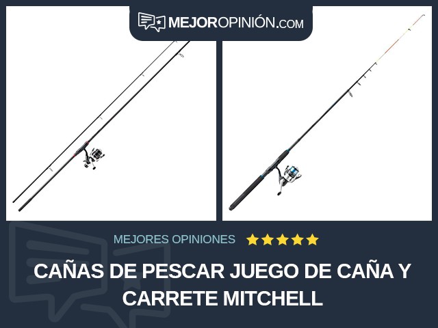 Cañas de pescar Juego de caña y carrete Mitchell