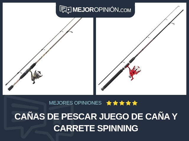 Cañas de pescar Juego de caña y carrete Spinning