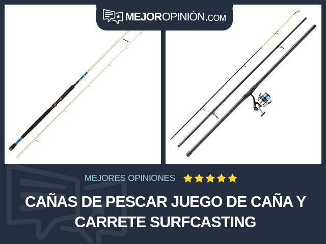 Cañas de pescar Juego de caña y carrete Surfcasting