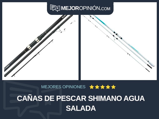 Cañas de pescar Shimano Agua salada