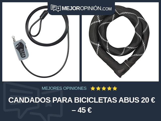 Candados para bicicletas ABUS 20 € – 45 €