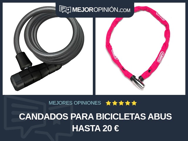 Candados para bicicletas ABUS Hasta 20 €