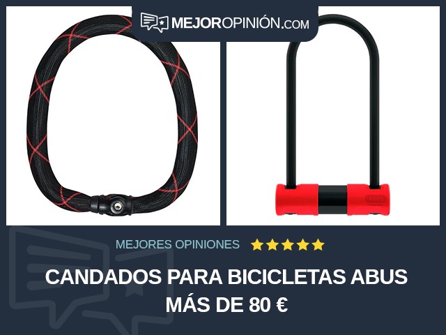 Candados para bicicletas ABUS Más de 80 €