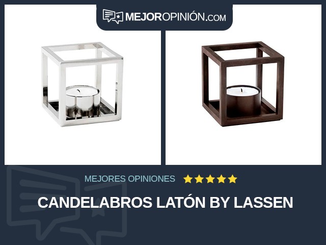 Candelabros Latón by Lassen