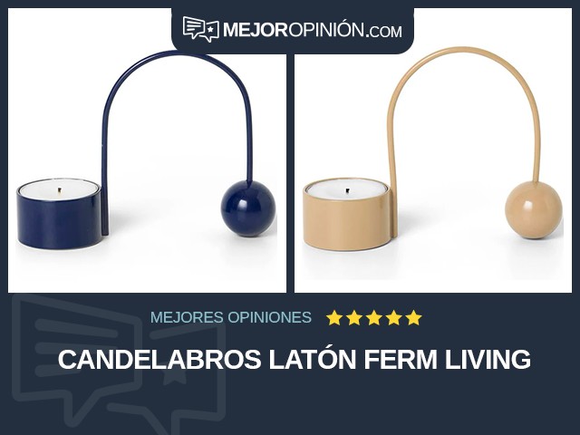 Candelabros Latón ferm LIVING