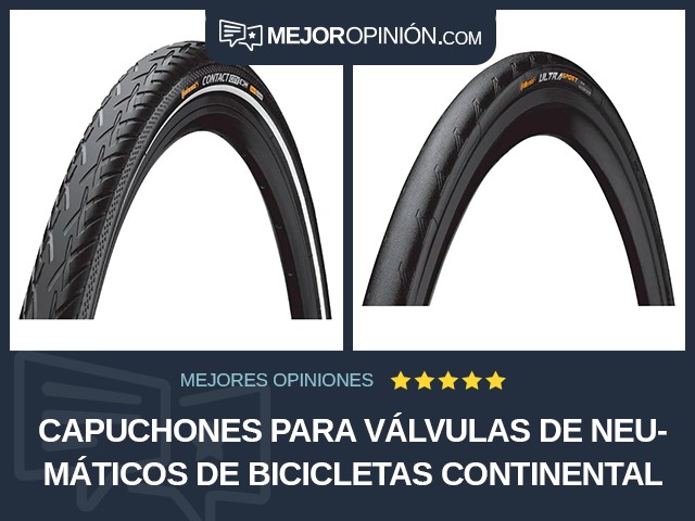 Capuchones para válvulas de neumáticos de bicicletas Continental