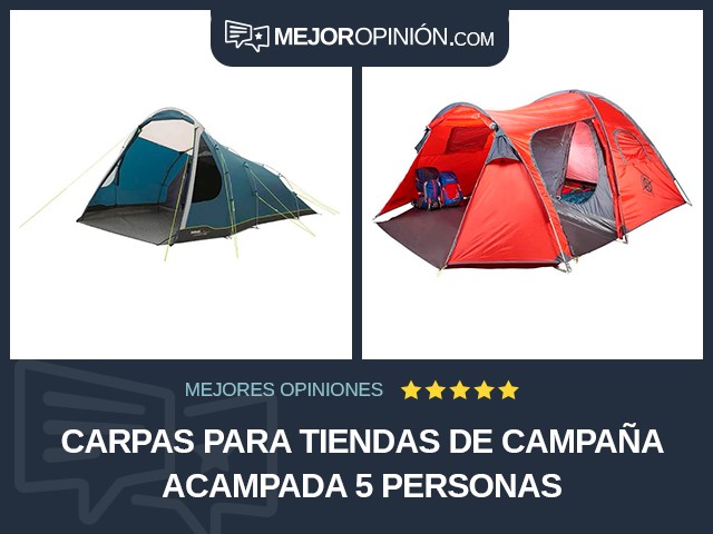 Carpas para tiendas de campaña Acampada 5 personas