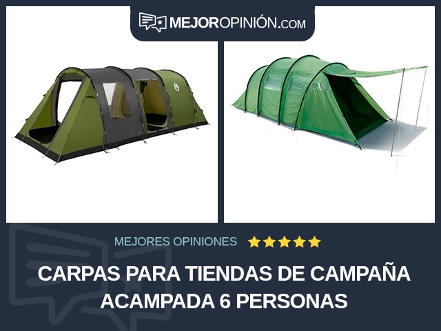 Carpas para tiendas de campaña Acampada 6 personas