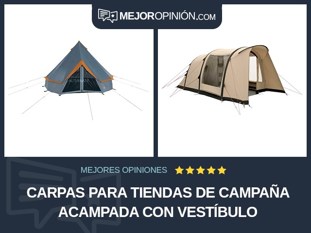 Carpas para tiendas de campaña Acampada Con vestíbulo