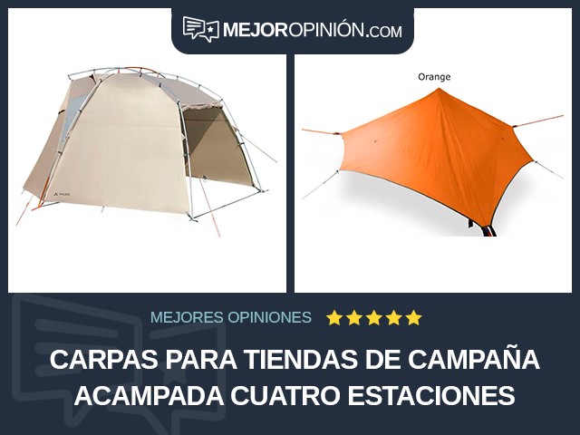 Carpas para tiendas de campaña Acampada Cuatro estaciones