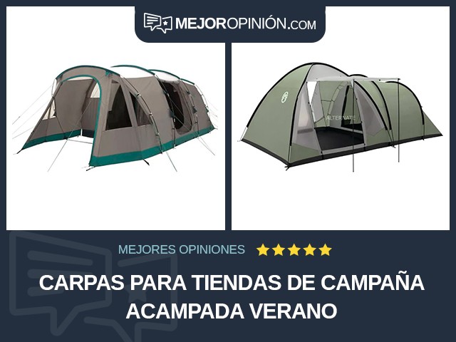 Carpas para tiendas de campaña Acampada Verano