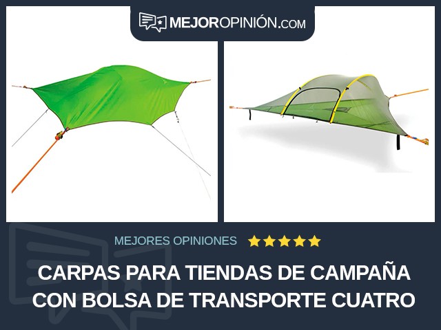 Carpas para tiendas de campaña Con bolsa de transporte Cuatro estaciones