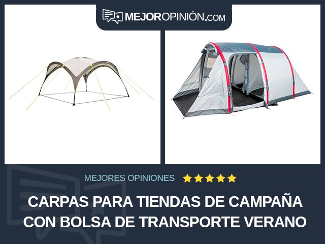 Carpas para tiendas de campaña Con bolsa de transporte Verano