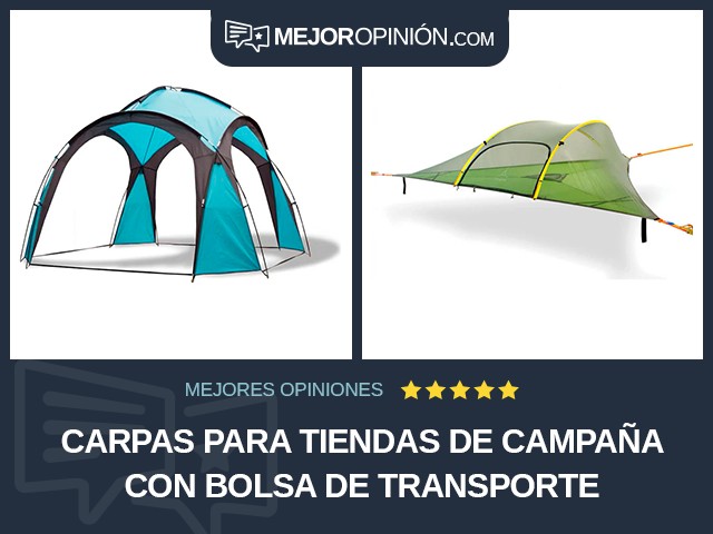 Carpas para tiendas de campaña Con bolsa de transporte