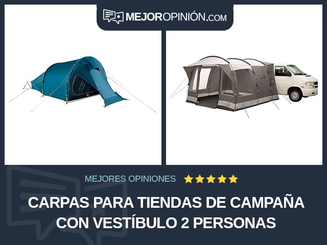 Carpas para tiendas de campaña Con vestíbulo 2 personas