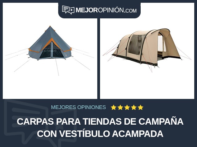 Carpas para tiendas de campaña Con vestíbulo Acampada