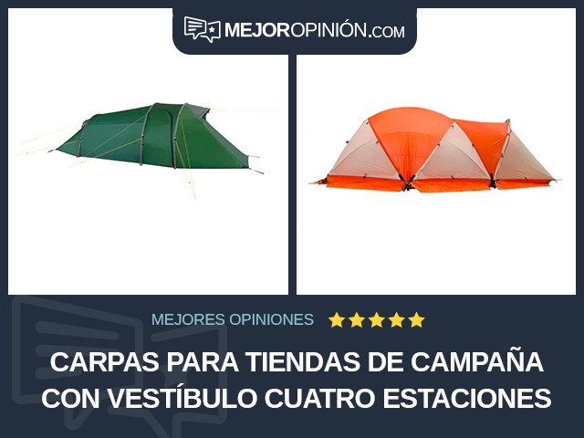 Carpas para tiendas de campaña Con vestíbulo Cuatro estaciones