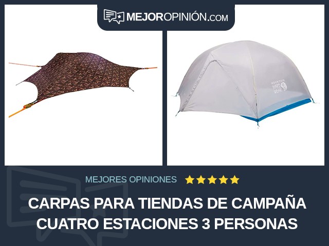 Carpas para tiendas de campaña Cuatro estaciones 3 personas