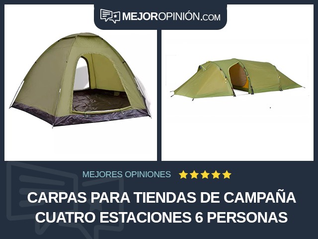 Carpas para tiendas de campaña Cuatro estaciones 6 personas