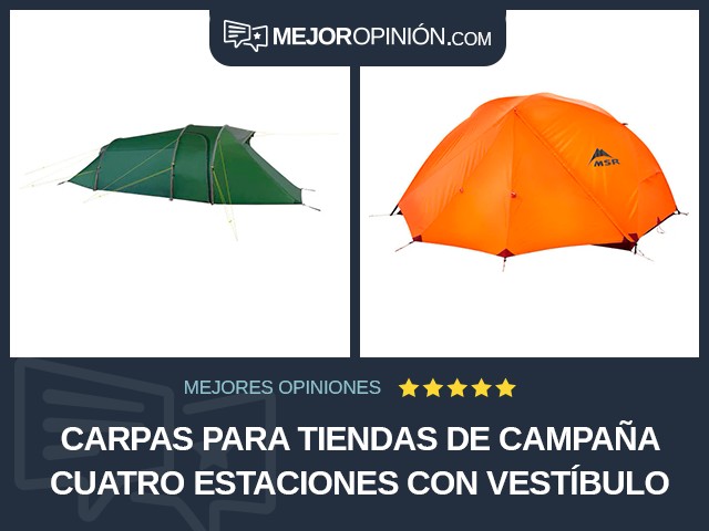 Carpas para tiendas de campaña Cuatro estaciones Con vestíbulo