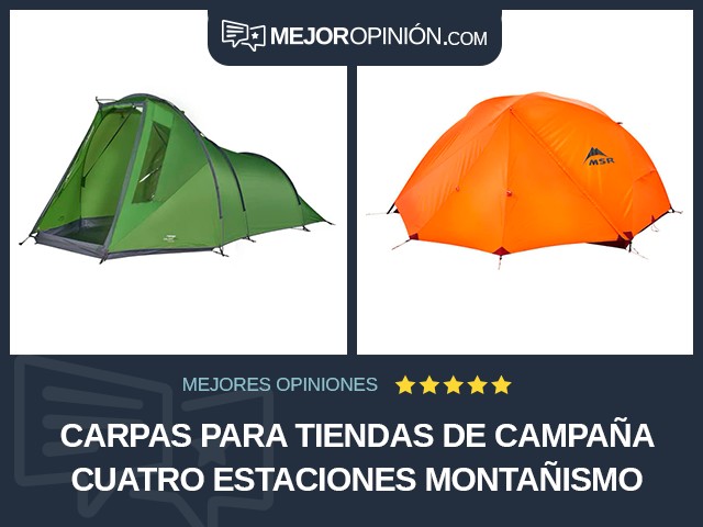 Carpas para tiendas de campaña Cuatro estaciones Montañismo