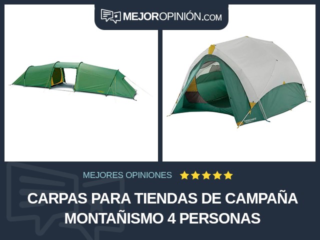 Carpas para tiendas de campaña Montañismo 4 personas