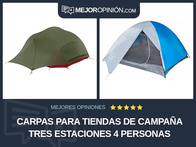 Carpas para tiendas de campaña Tres estaciones 4 personas