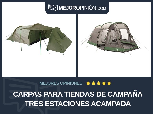 Carpas para tiendas de campaña Tres estaciones Acampada